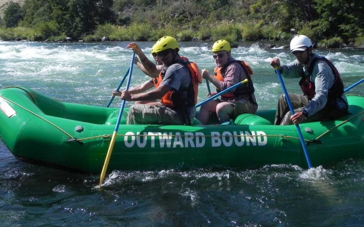 adults escape the daily grind on outdoor adventure 